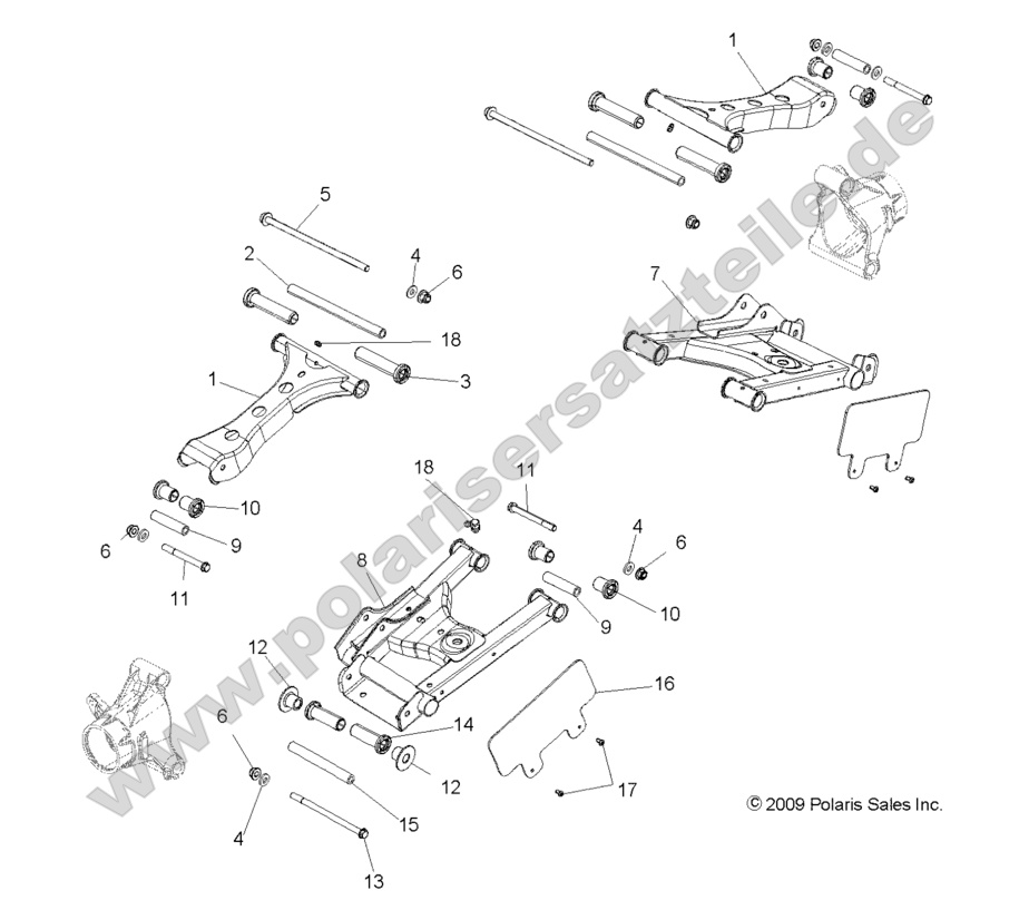 SUSPENSION, REAR CONTROL ARMS SUSPENSION, REAR CONTROL ARMS