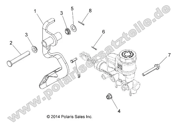 Brakes, Pedal and Master Cylinder Mounting