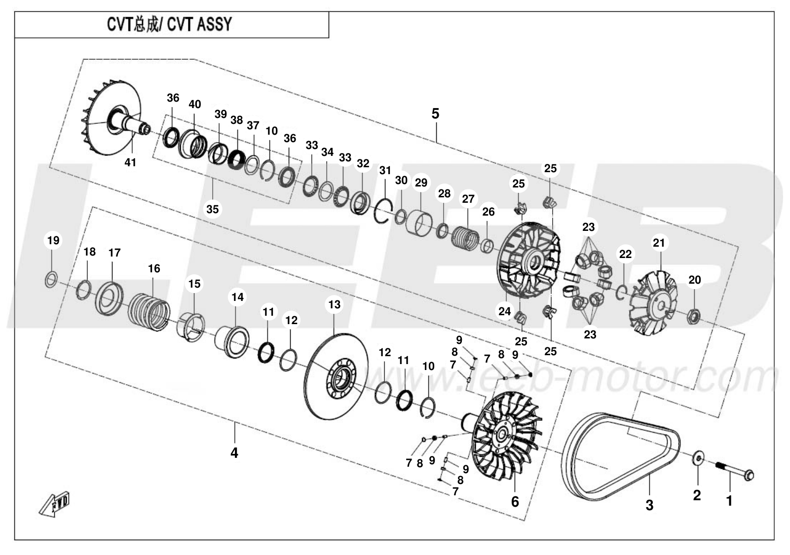 E05-V2 CVT ASSY