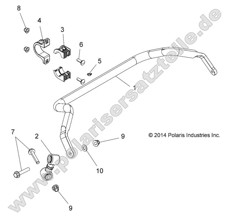 SUSPENSION, STABILIZER BAR, REAR SUSPENSION, STABILIZER BAR, REAR