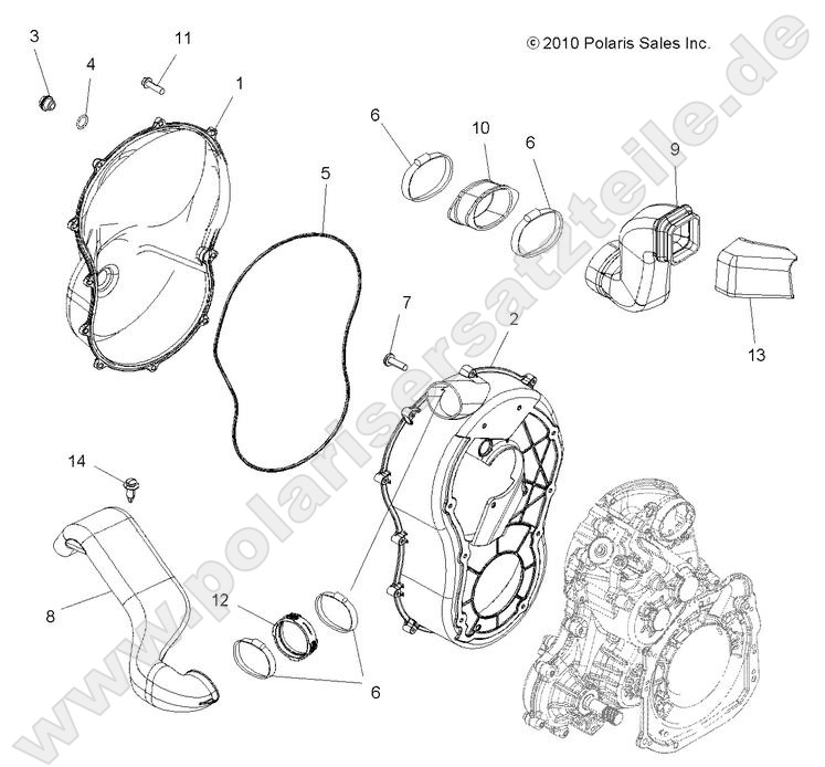 BODY, CLUTCH COVER BODY, CLUTCH COVER