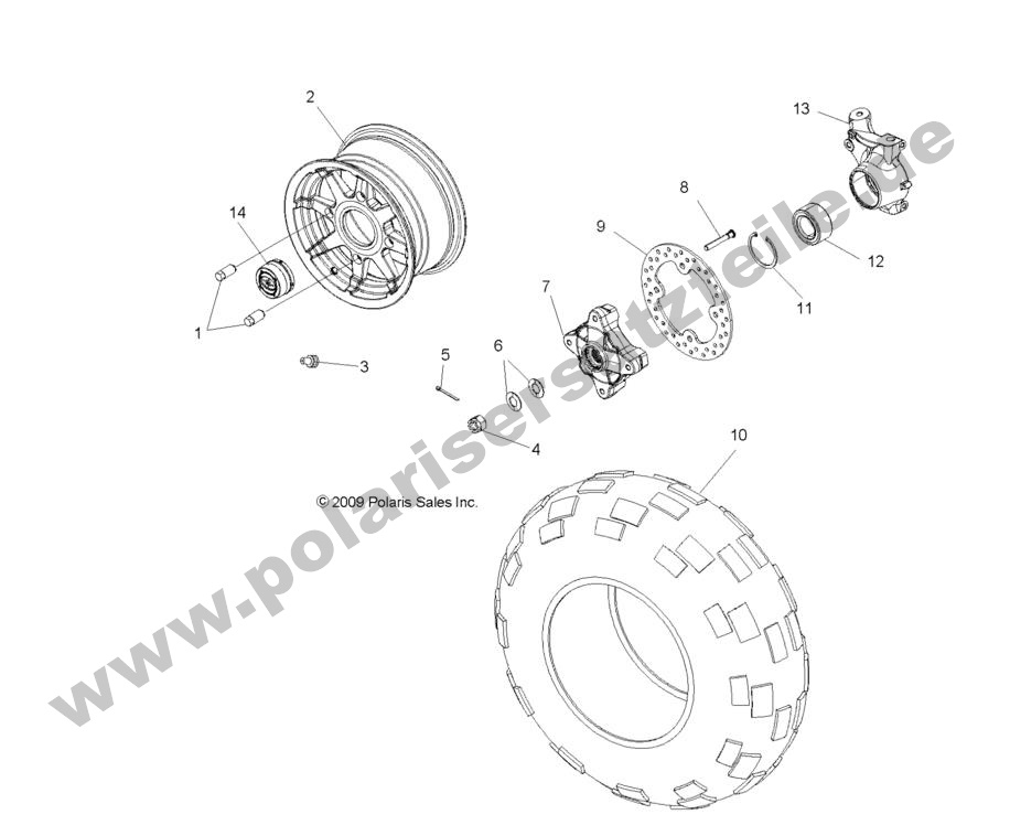 WHEELS, FRONT WHEELS, FRONT