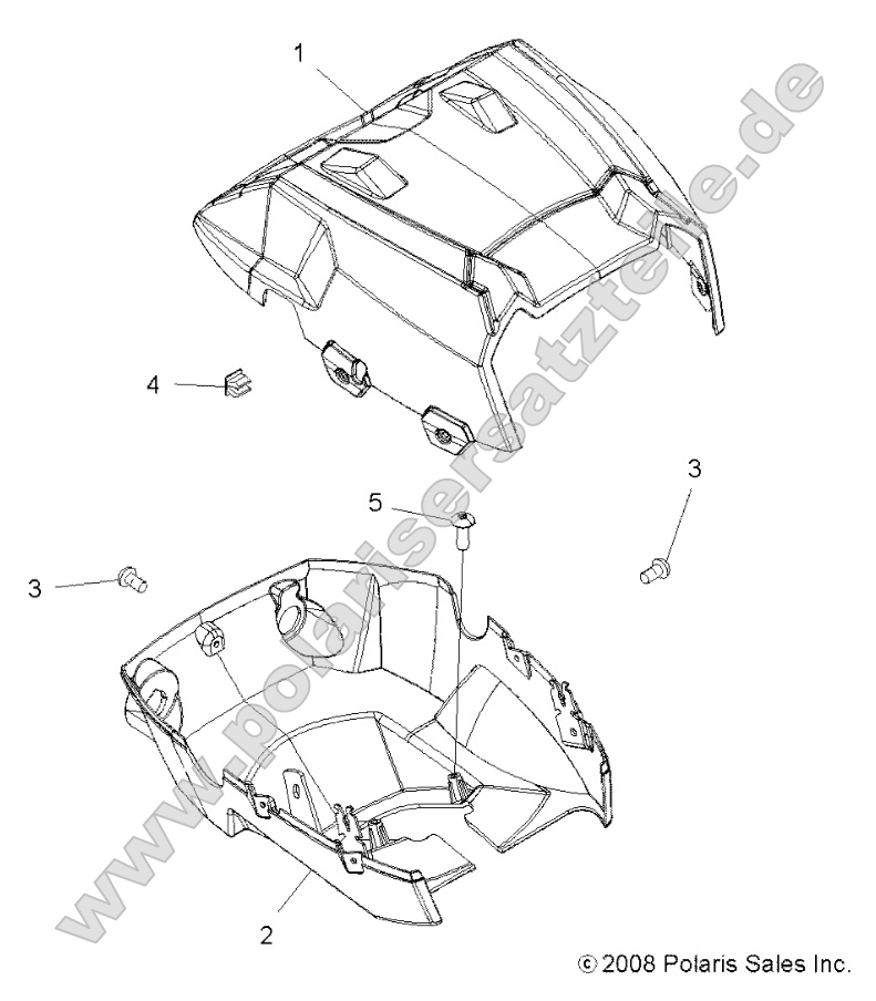 Body, Headlight Pod Body, Headlight Pod