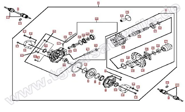 Differenzial hinten Differenzial hinten