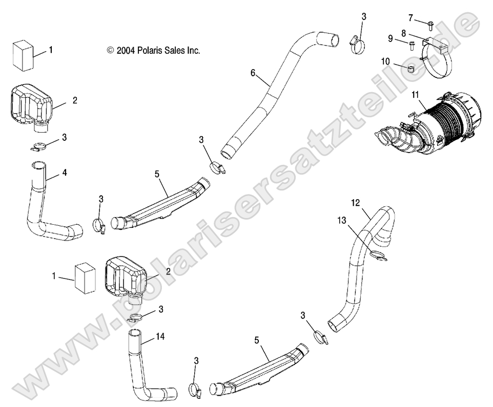 Engine and Clutch Air Intake Engine and Clutch Air Intake