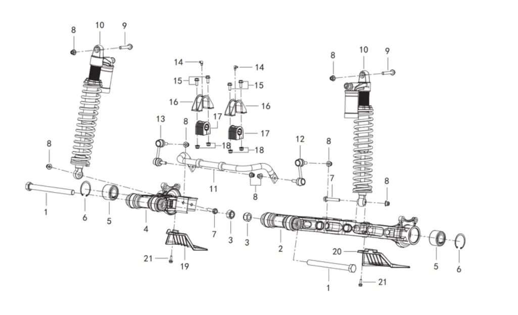 Hinterradaufhängung Hinterradaufhängung