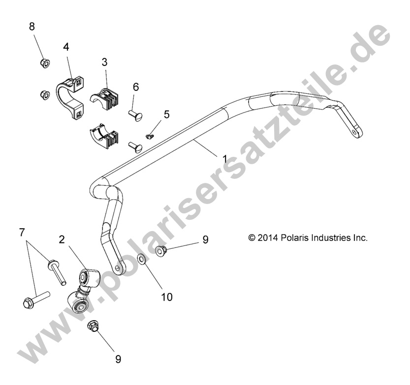 SUSPENSION, STABILIZER BAR, REAR SUSPENSION, STABILIZER BAR, REAR