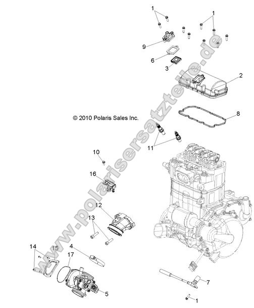 ENGINE, THROTTLE BODY and VALVE COVER