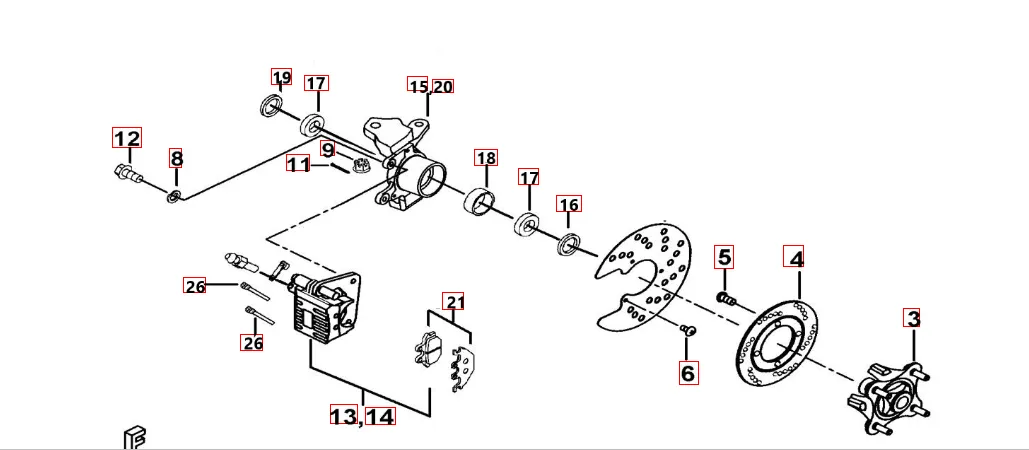 Vorderradbremse Vorderradbremse