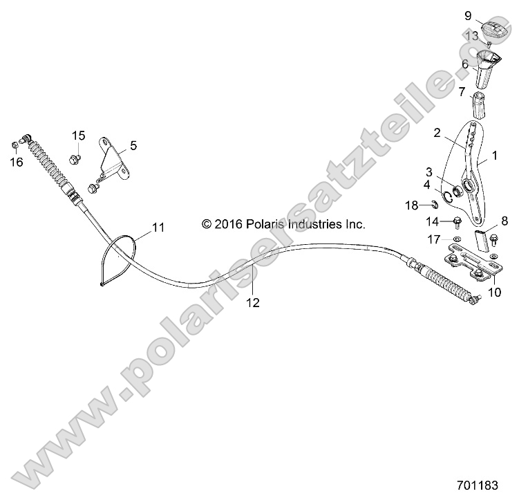Drive Train, Gear Selector (701183) Drive Train, Gear Selector (701183)
