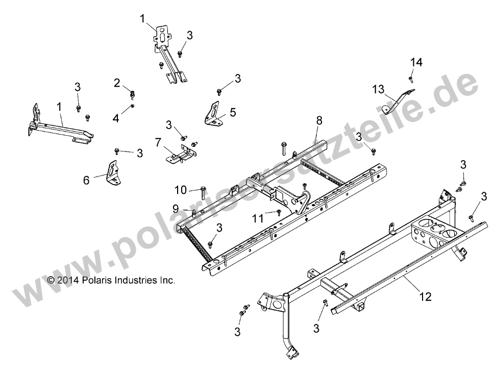 CHASSIS, MAIN FRAME MOUNTS CHASSIS, MAIN FRAME MOUNTS