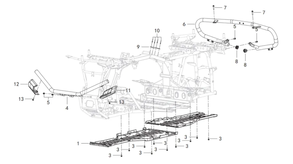 Stossstange, Aufbauten Stossstange, Aufbauten