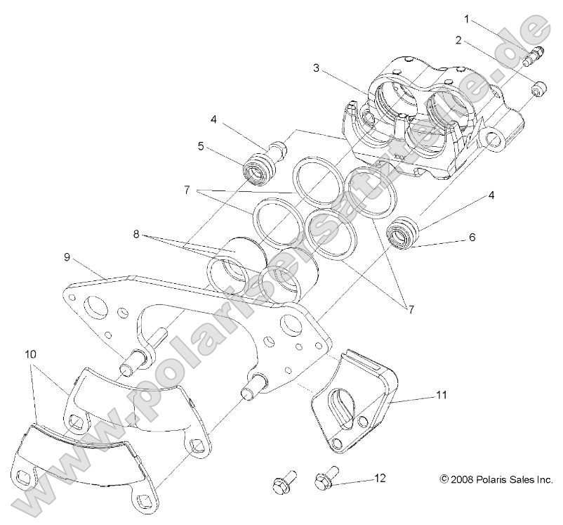 Brakes, Front Caliper Brakes, Front Caliper