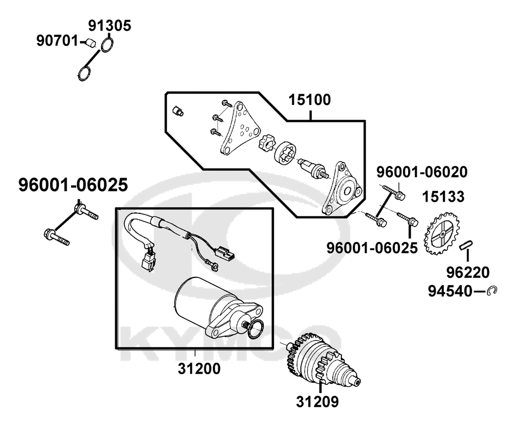 Ölpumpe, Anlasser & Anlasserfreilauf Ölpumpe, Anlasser & Anlasserfreilauf