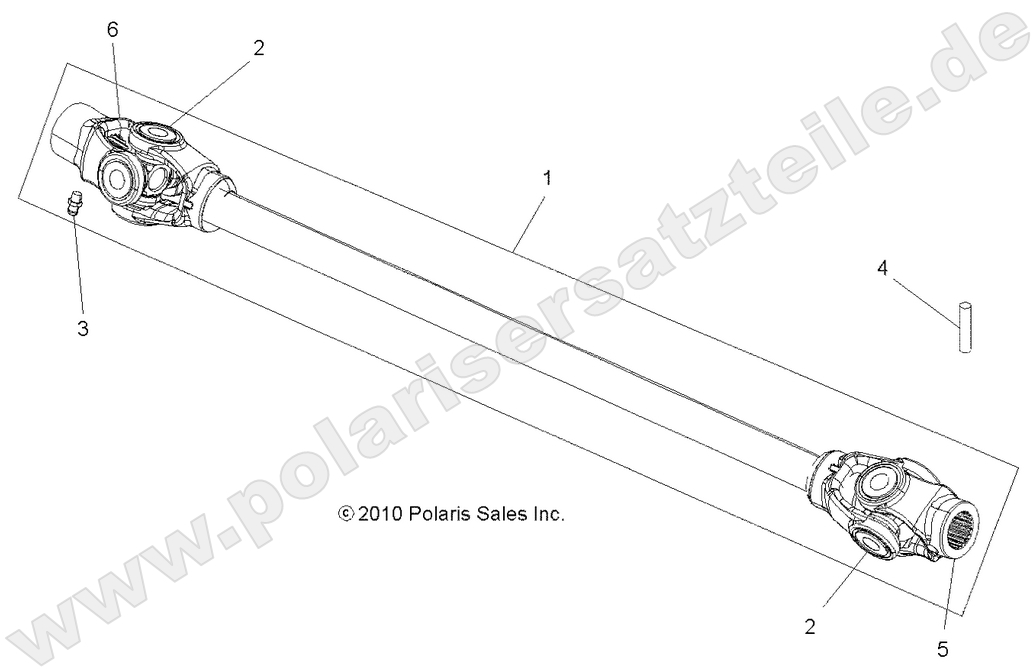DRIVE TRAIN, PROP SHAFT, FRONT DRIVE TRAIN, PROP SHAFT, FRONT