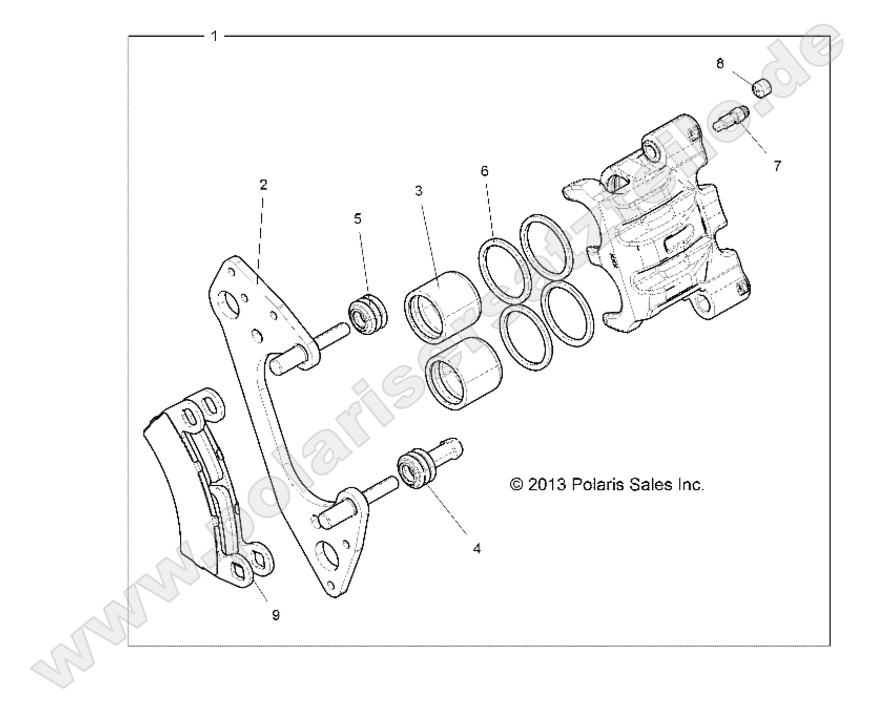 BRAKES, FRONT CALIPER BRAKES, FRONT CALIPER