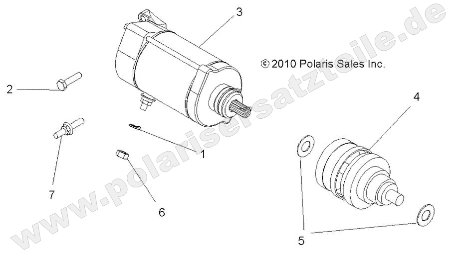 ENGINE, STARTING MOTOR ENGINE, STARTING MOTOR