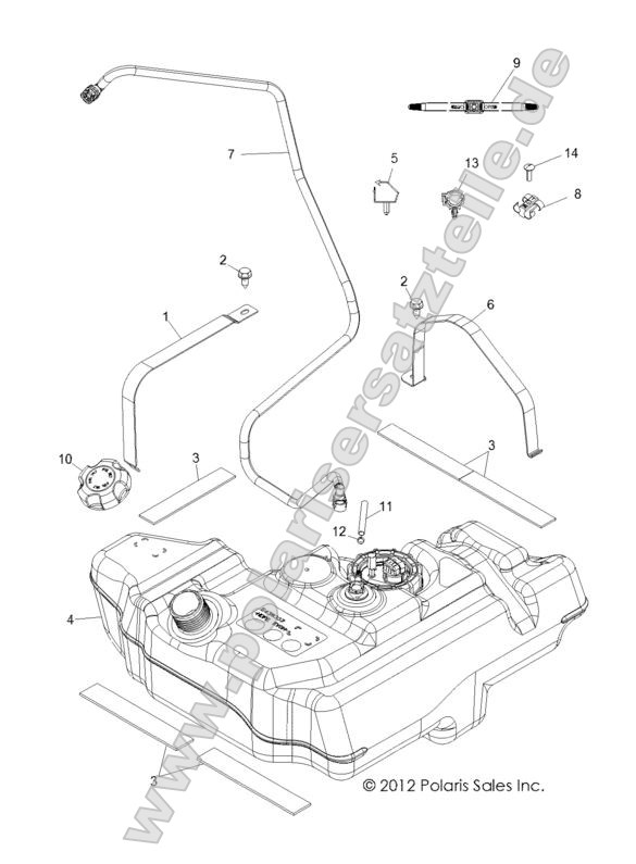 BODY, FUEL TANK BODY, FUEL TANK