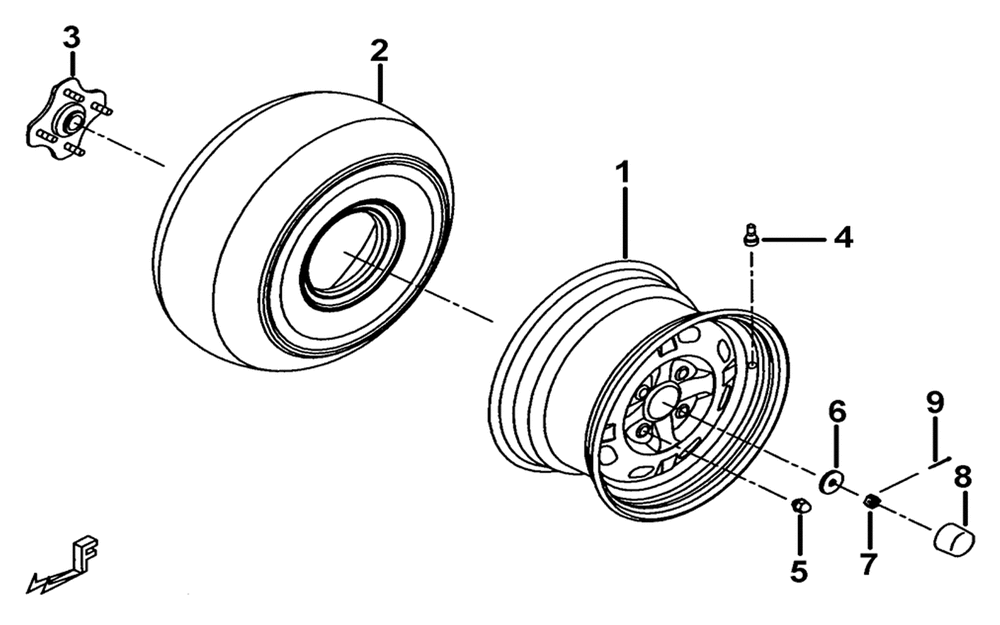 Räder hinten