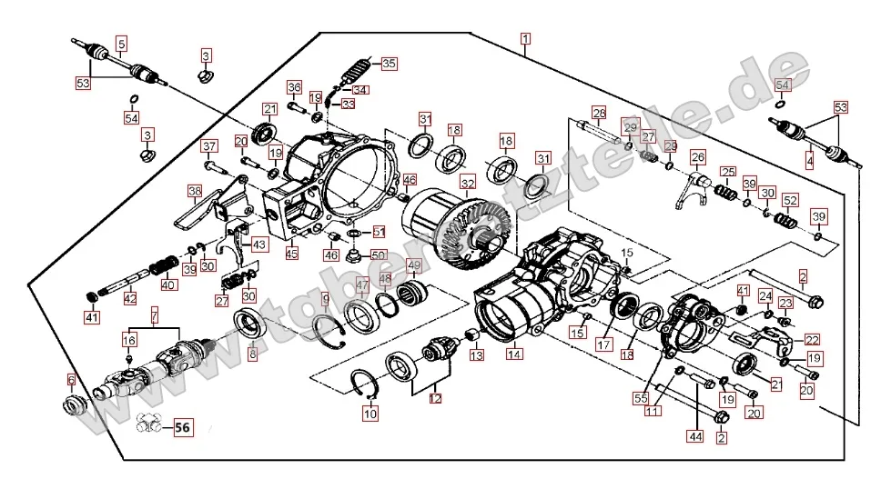 Differenzial vorne Differenzial vorne