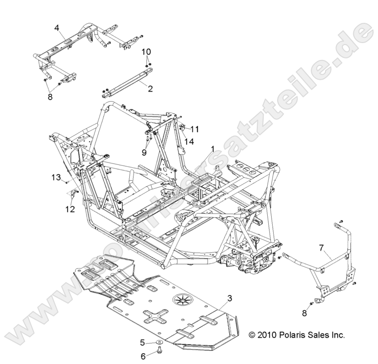 CHASSIS, MAIN FRAME and SKID PLATE CHASSIS, MAIN FRAME and SKID PLATE