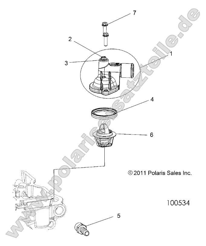 Engine, Thermostat and Cover