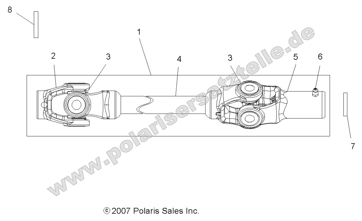 Drive Train, Front Prop Shaft