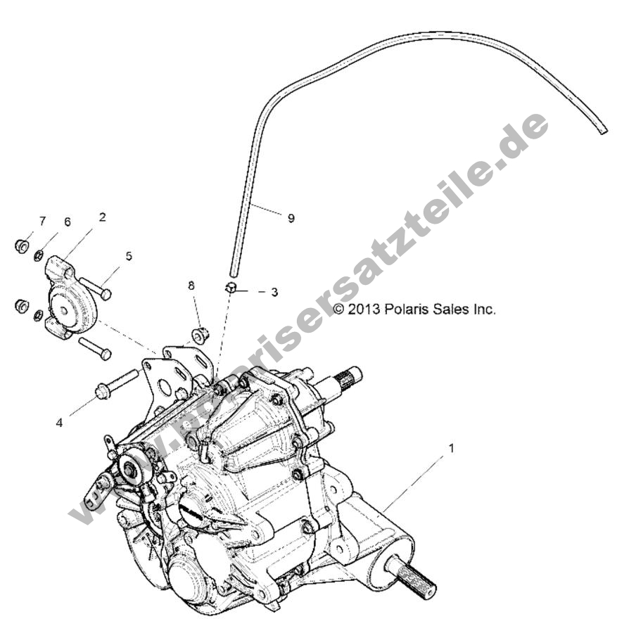 DRIVE TRAIN, MAIN GEARCASE MOUNTING DRIVE TRAIN, MAIN GEARCASE MOUNTING
