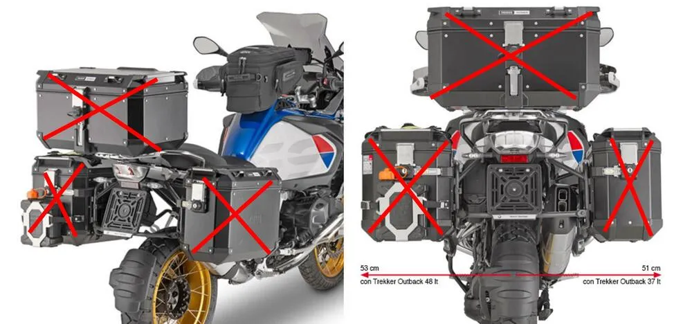 Givi-Seitenkoffertraeger-PL5108CAM-fuer-Monokey-CAM-Side-Koffer-BMW-R1200-GS-R1250-GS-2 Givi Seitenkofferträger PL5108CAM für Monokey CAM Side Koffer - BMW R 1200 GS / R 1250 GS