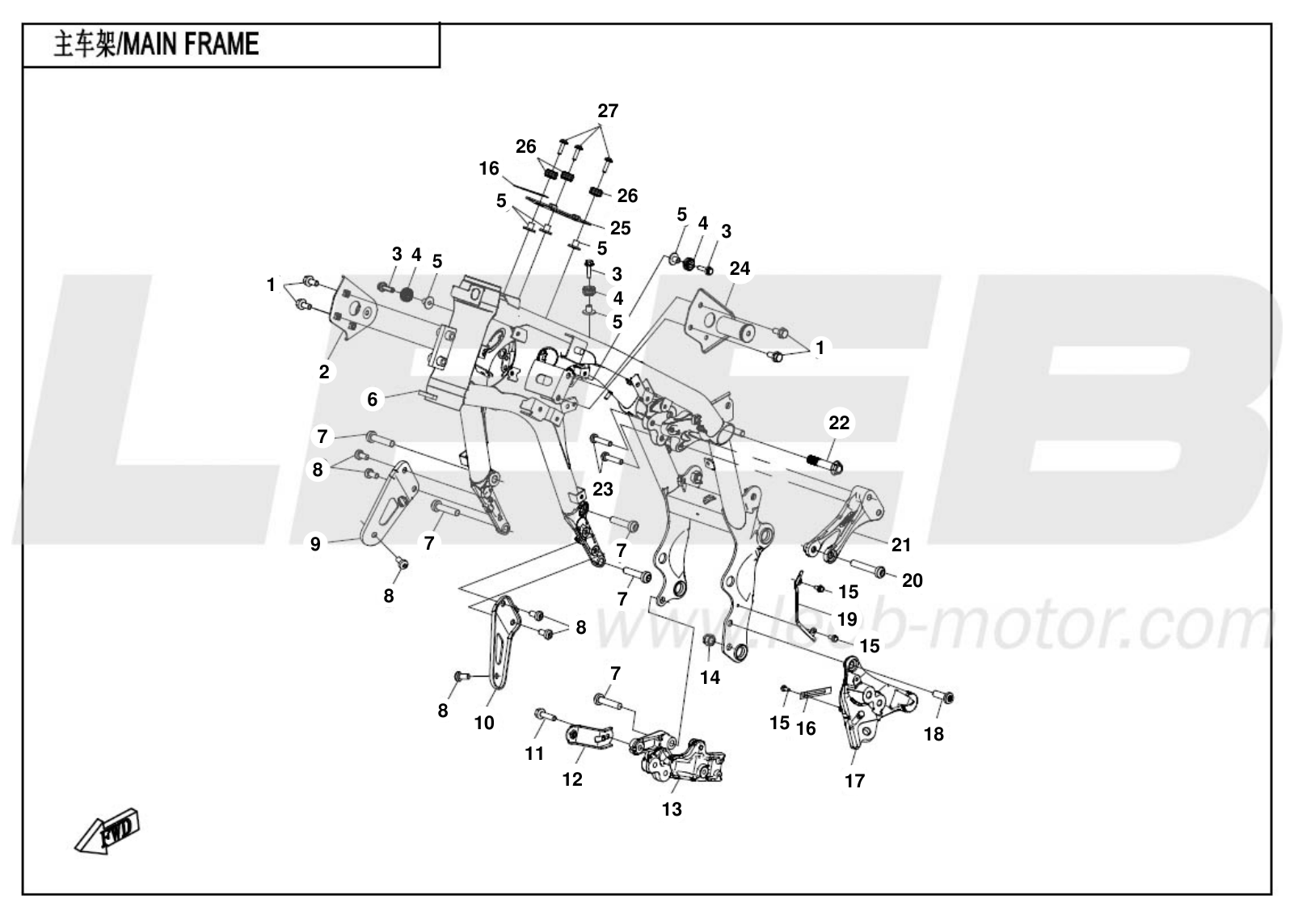 F03-2 MAIN FRAME