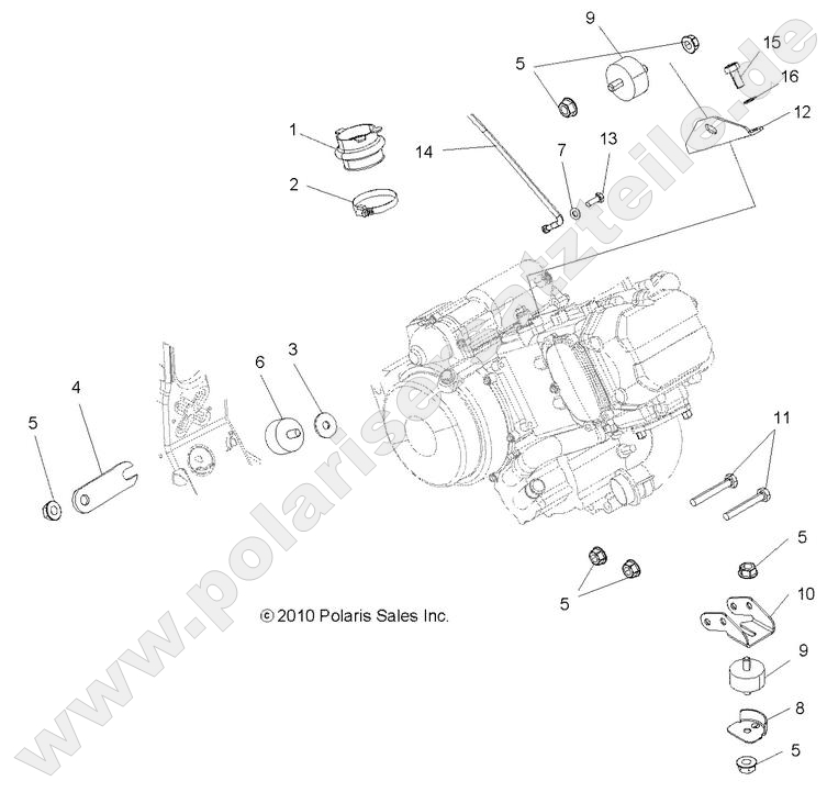 ENGINE, MOUNTING