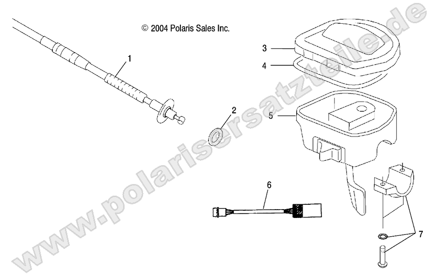 CONTROLS-THROTTLE ASM/CABLE CONTROLS-THROTTLE ASM/CABLE