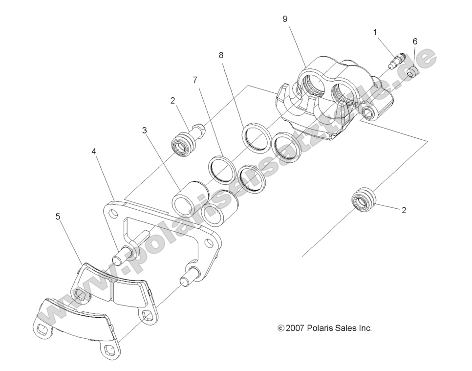 BRAKES, FRONT CALIPER BRAKES, FRONT CALIPER