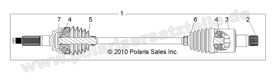 DRIVE TRAIN, REAR HALF SHAFT DRIVE TRAIN, REAR HALF SHAFT