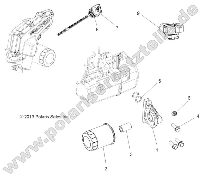Engine, Oil Filter and Dipstick Engine, Oil Filter and Dipstick