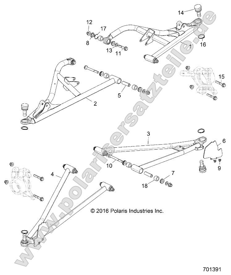 Suspension, Front Control Arms