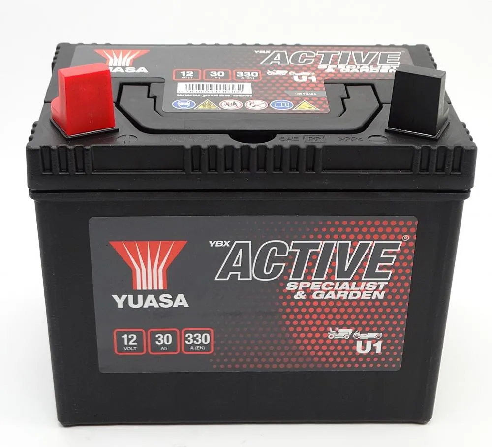 Yuasa_U1_Gartengeraete_Batterie_12V_30AH_6944_5 Yuasa YBX U1 Gartengeräte - Rasenmäher Batterie 12V 30AH
