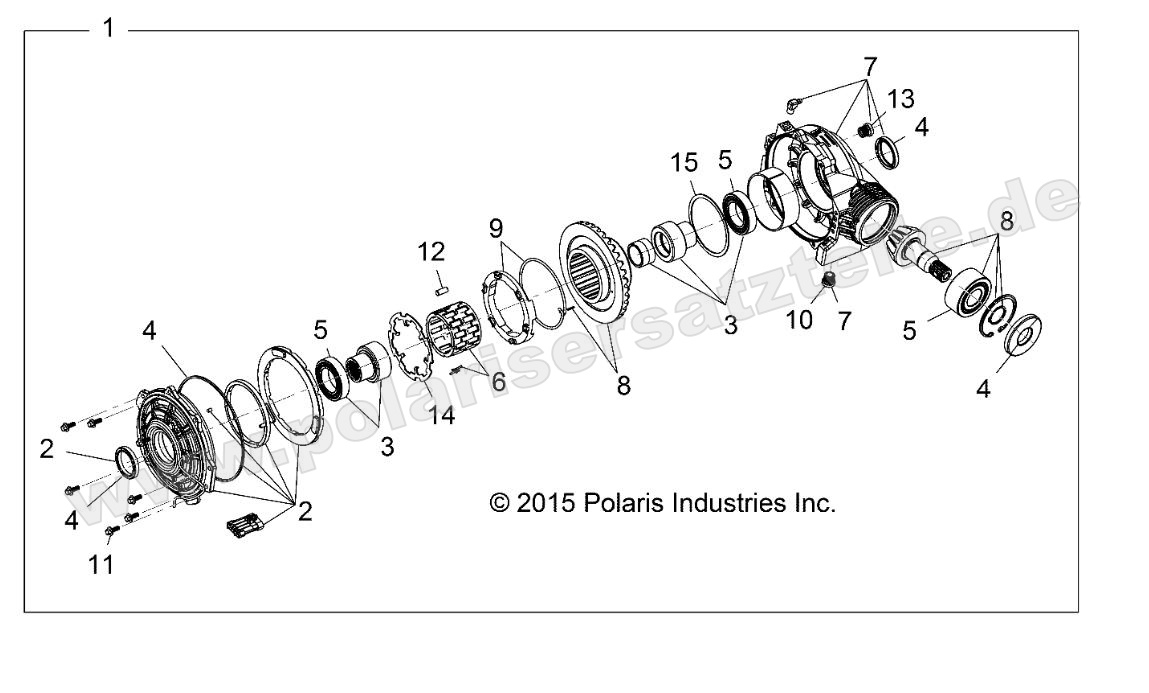DRIVE TRAIN, FRONT GEARCASE DRIVE TRAIN, FRONT GEARCASE