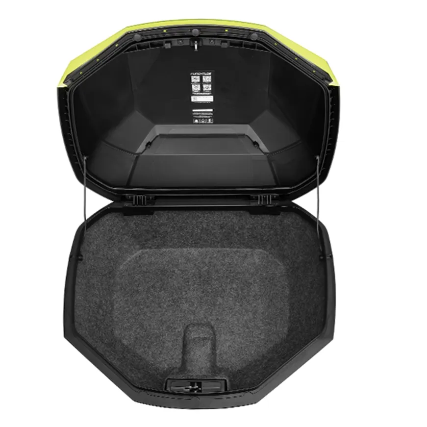 Furchtlos SHIELD L Basic Topcase - 48 Liter - schwarz/gelb