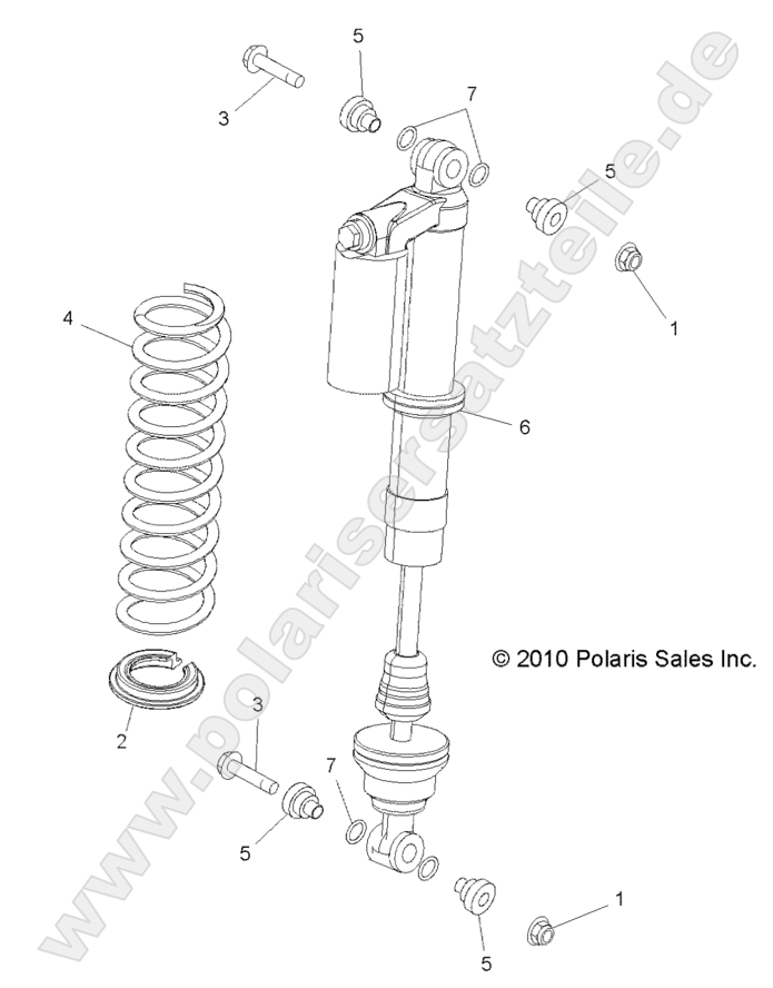 SUSPENSION, REAR SHOCK MOUNTING SUSPENSION, REAR SHOCK MOUNTING