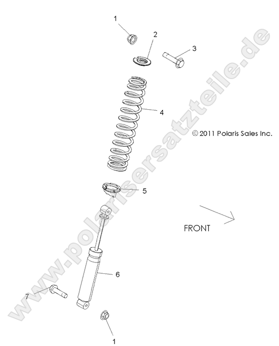 SUSPENSION, REAR SHOCK MOUNTING SUSPENSION, REAR SHOCK MOUNTING