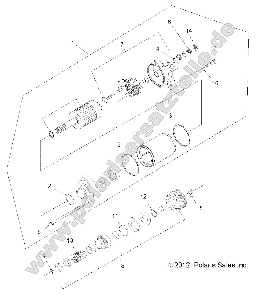 Engine, Starting System Engine, Starting System