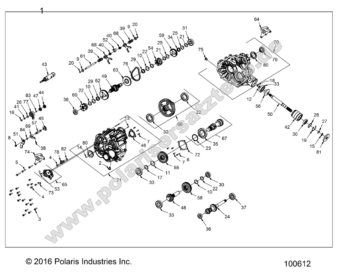 Drive Train, Main Gearcase (from 3/16/16)