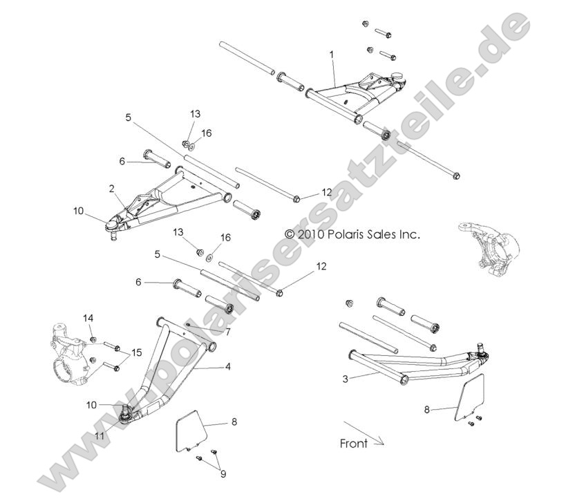 SUSPENSION, FRONT CONTROL ARMS SUSPENSION, FRONT CONTROL ARMS
