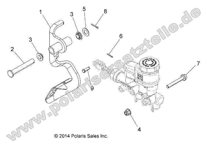 Brakes, Pedal and Master Cylinder Mounting