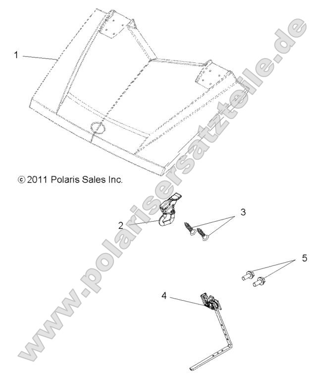 Body, Hood Latch