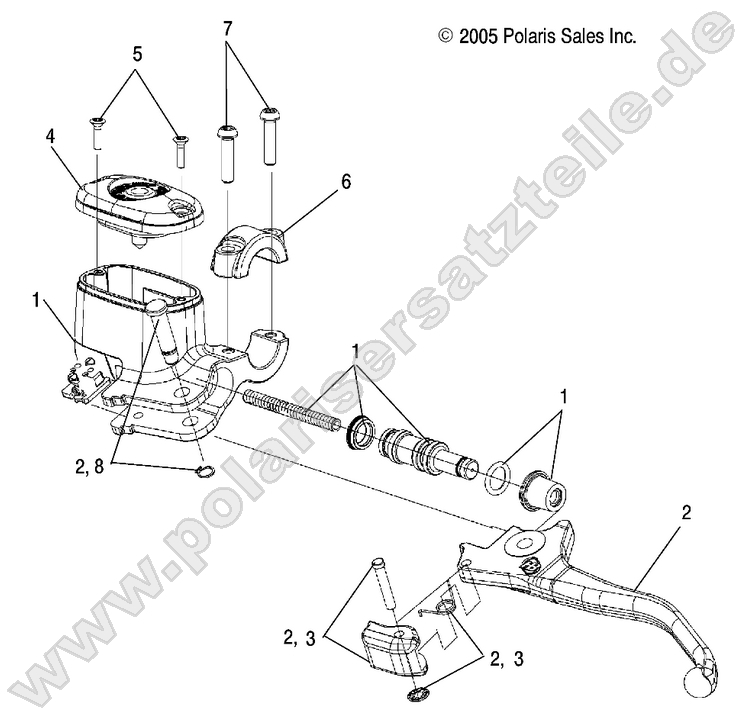 CONTROLS, LH MASTER CYLINDER CONTROLS, LH MASTER CYLINDER