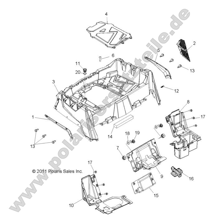BODY, REAR RACK and FENDERS BODY, REAR RACK and FENDERS