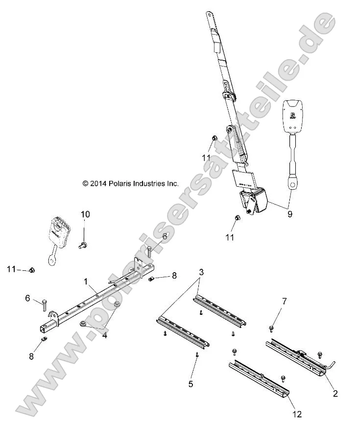 Body, Seat Mounting and Belt