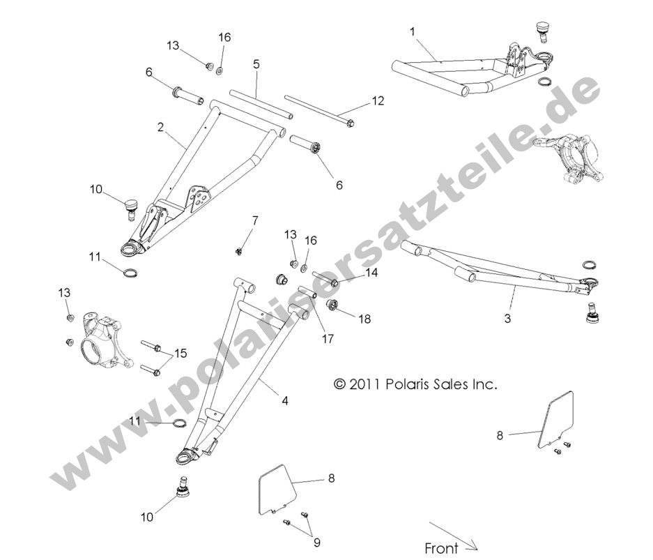 SUSPENSION, FRONT CONTROL ARMS SUSPENSION, FRONT CONTROL ARMS